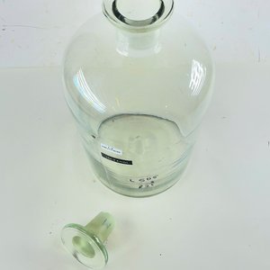 Frasco de Vidrio Hialino con Tapón - 34 cm - imagen 2