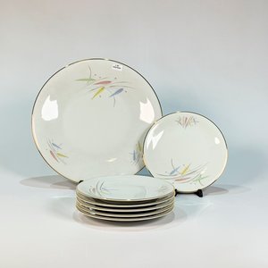 Set de 7 piezas de porcelana Edelstein Bavaria para postre - imagen 1