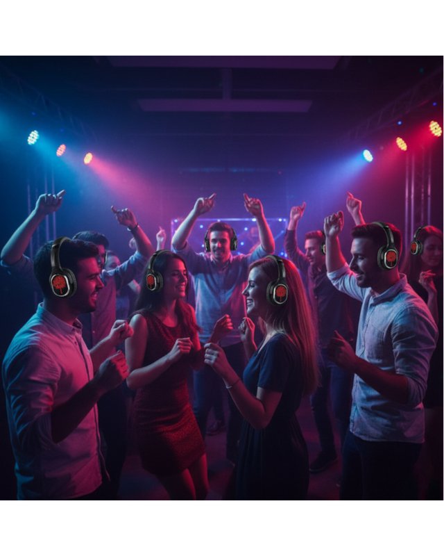 Kit de auriculares y receptor para fiesta - imagen 2