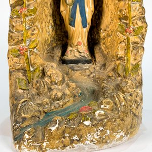 Gruta con Virgen de Lourdes en Yeso - imagen 4