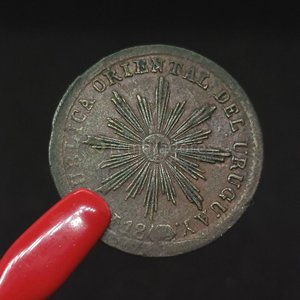 Moneda de 5 Centésimos de Uruguay, 1872 - imagen 4