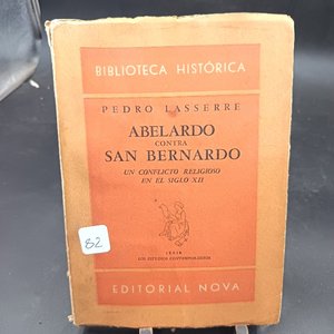 Lote siguiente: Libro "Abelardo Contra San Bernardo" de Pedro Lassere