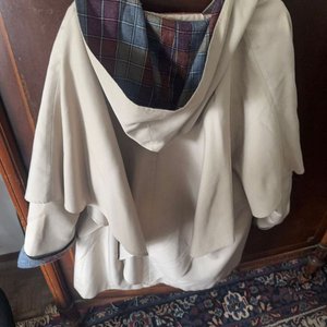 Gabardina Beige/Crema Talle XL con Forro Cuadros - imagen 4
