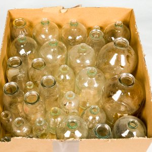 Lote de Frascos de Vidrio Hialino de Diversos Tamaños y Diseños - imagen 4