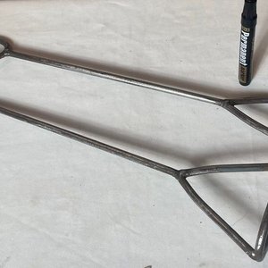 Dos Marcas de Ganado en Hierro, 46 cm Largo - imagen 5