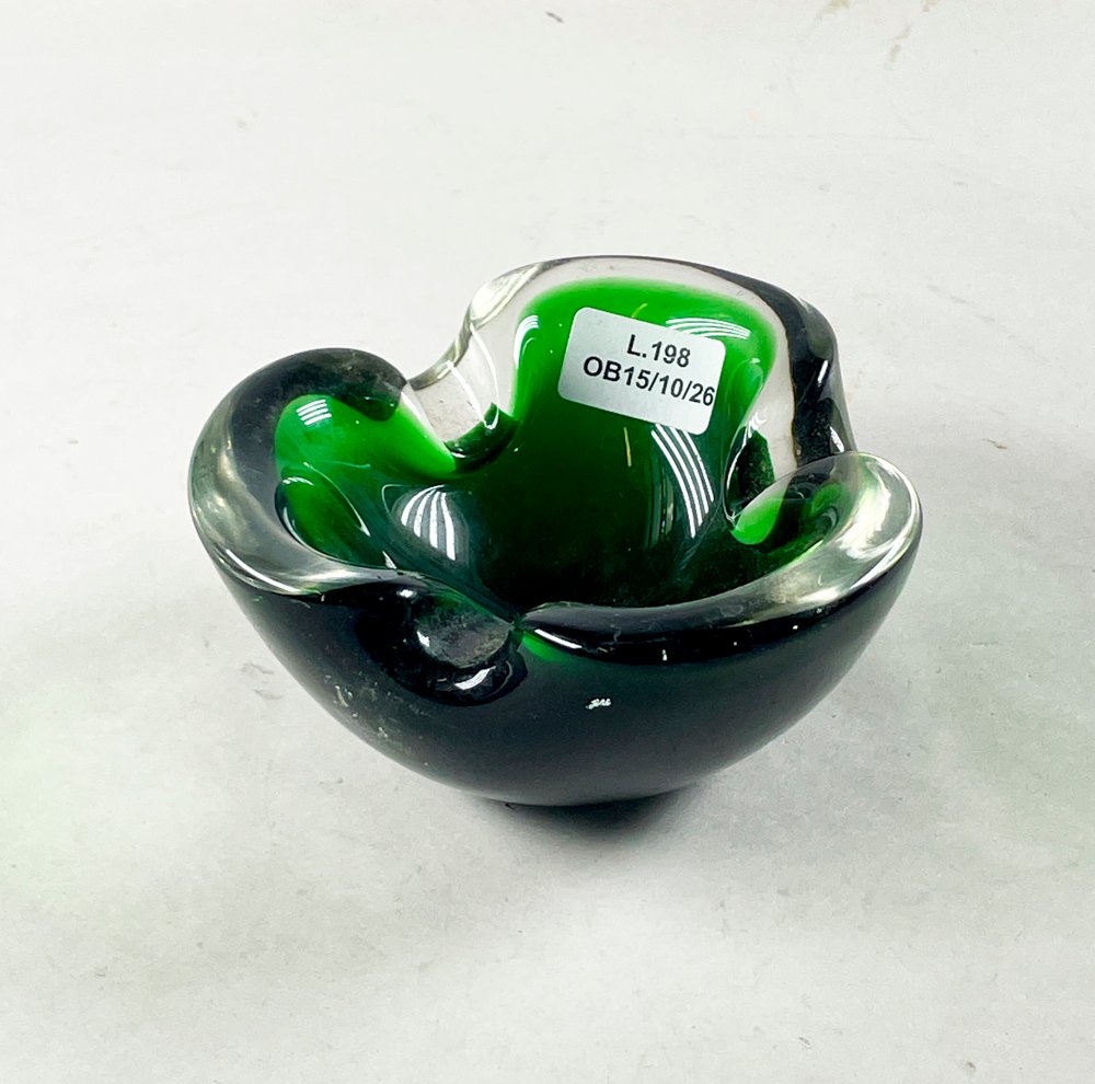 Cenicero de Murano Verde Intenso