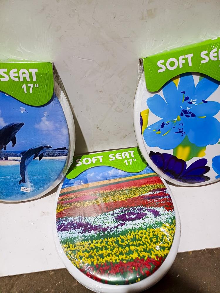 3 Tapas para Asiento de Inodoro "Soft Seat"