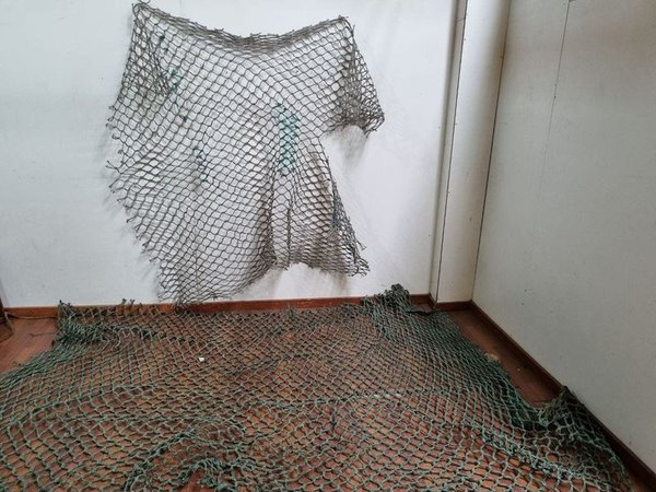 Dos Tramos de Red de Pesca Decorativa - Náutica y Rural