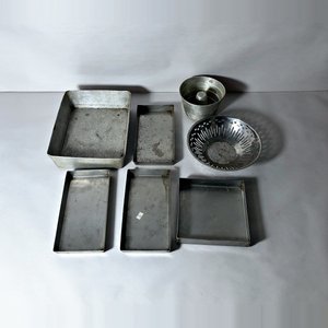 Set de 7 Piezas de Acero Inoxidable: Bandejas, Asaderas y Moldes - imagen 1