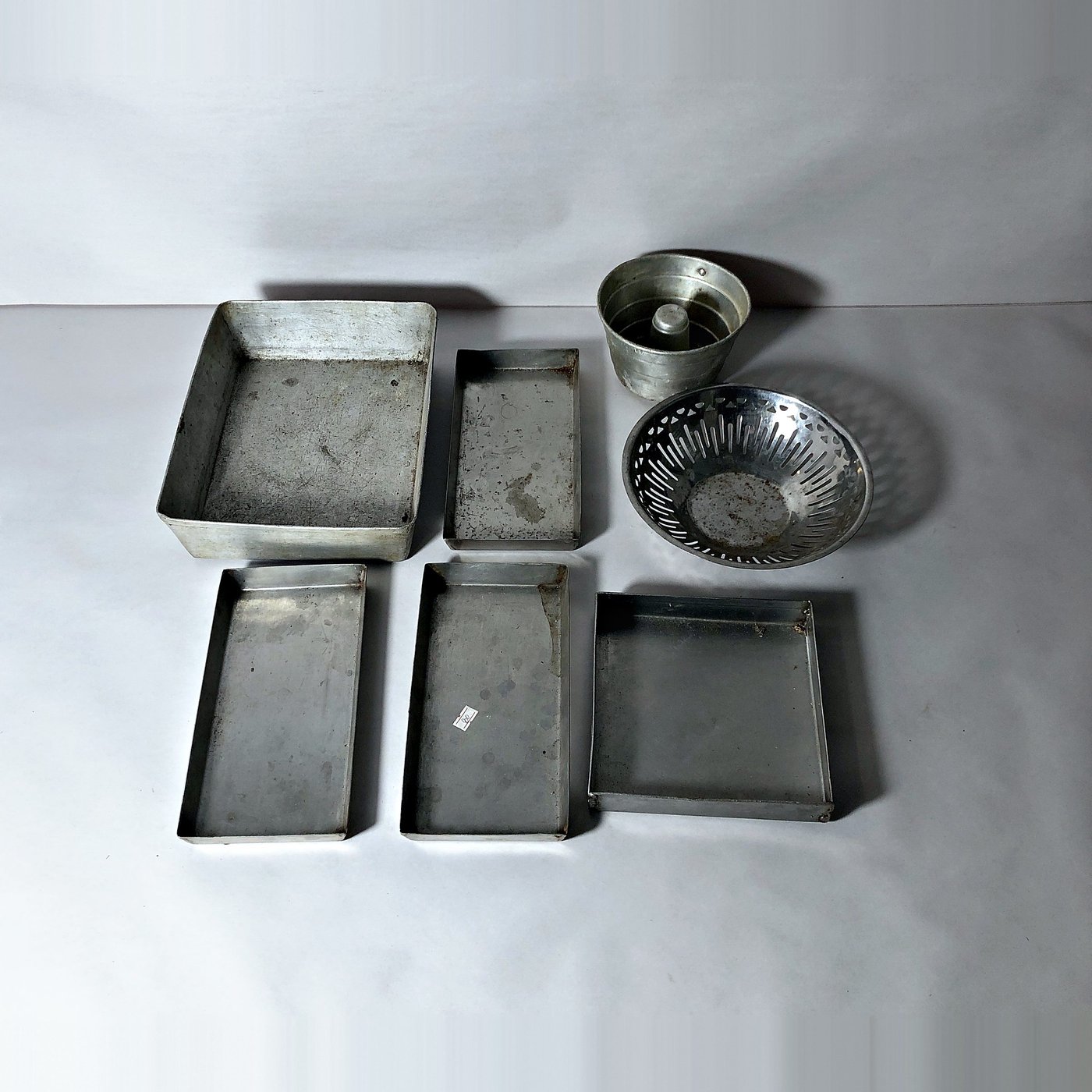 Set de 7 Piezas de Acero Inoxidable: Bandejas, Asaderas y Moldes