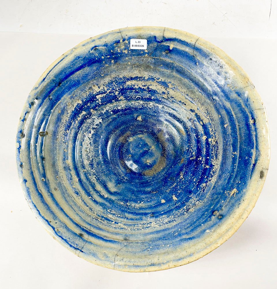 Bolsa cerámica azul y amarilla de 36 cm - imagen 2