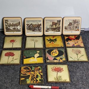 14 Posavasos: 4 Ingleses y 10 Artísticos - imagen 1