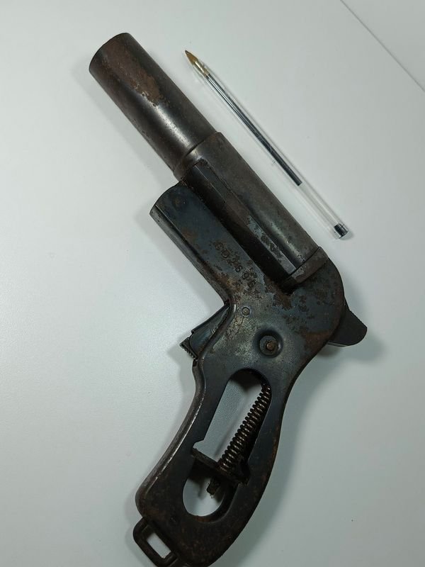 Pistola monotiro para lanzar bengalas sellada - imagen 3