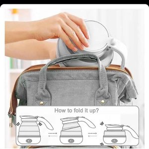 Jarra Eléctrica Plegable Portátil 600ml 220V para Viaje - imagen 3