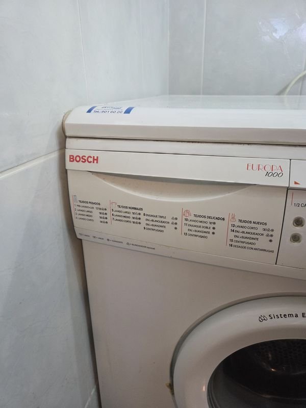 Lavarropas Bosch en impecable estado 60x50x85 - imagen 3