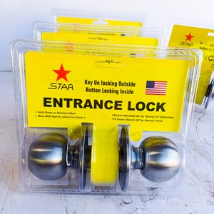 Set de 4 Cerraduras de Pomo STAR para Entrada con Llave - imagen 2
