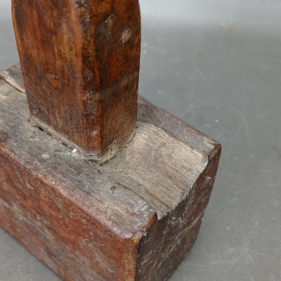 Mazo de madera dura grande y pesado para trabajo - imagen 4