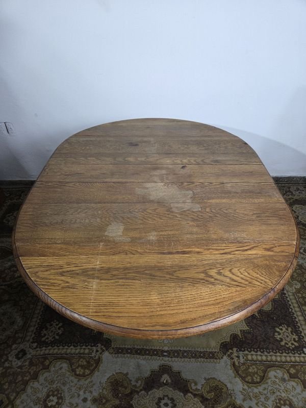 Mesa de comedor en roble macizo para venta - imagen 4