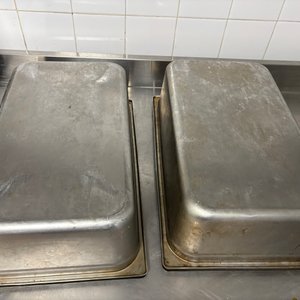 4 Cubetas Gastronómicas Acero Inoxidable con Tapas Plásticas - imagen 4