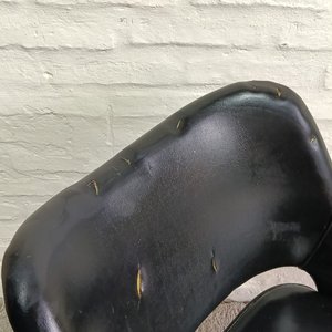 Silla de Escritorio Negra de Cuero con Detalles - imagen 6