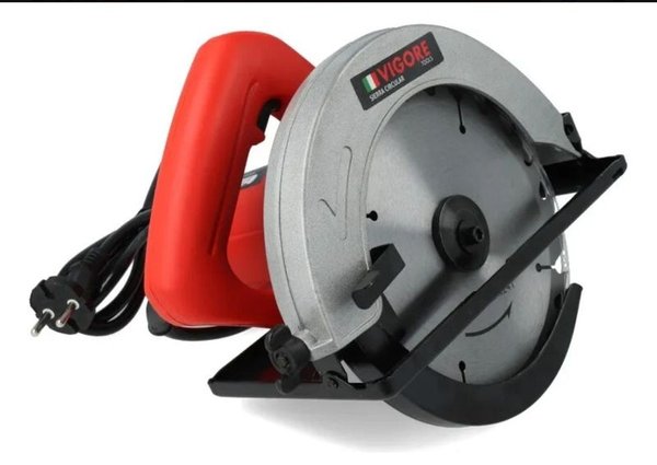 Sierra Circular Eléctrica Vigore 7" 1300W Para Madera - imagen 1