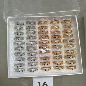 Lote siguiente: Pack 50 Anillos Acero Inoxidable Color Plata y Oro