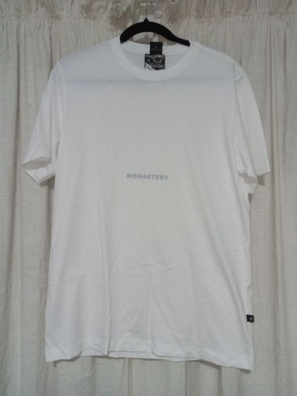 Remera Blanca Algodón Talle S Marca Monastery