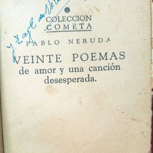Veinte Poemas de Amor y una Canción Desesperada de Pablo Neruda - Edición 1940 - imagen 3
