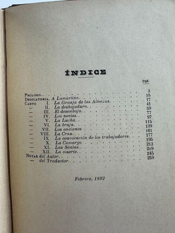 Libro de poesía provenzal de Federico Mistral - imagen 6