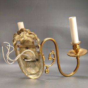 Par de Apliques de Bronce para Pared con Dos Luces Cada Uno - imagen 10