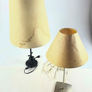 Dos Lámparas de Sobremesa Vintage, 51 y 65 cm - imagen 2