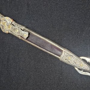 Cuchillo de Hoja Larga con Vaina Decorada Estilo "Picasso" - imagen 2