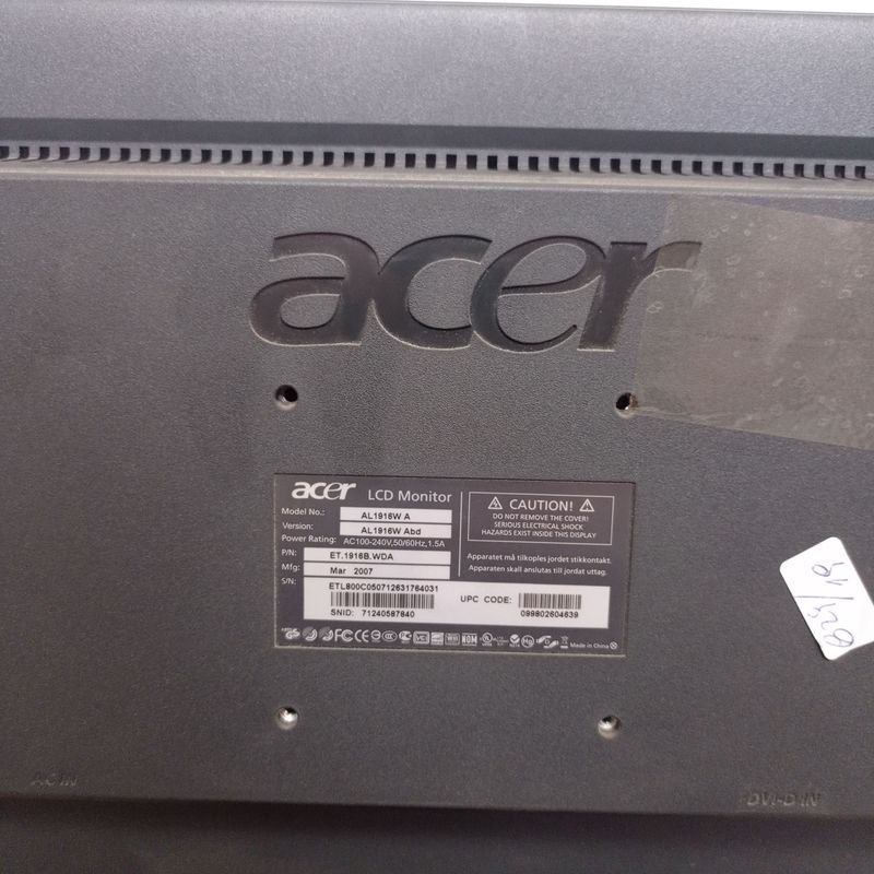 Monitor Acer de 24 pulgadas en buen estado - imagen 4