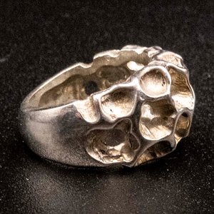 Anillo de Plata 950 con Diseño Orgánico - imagen 2