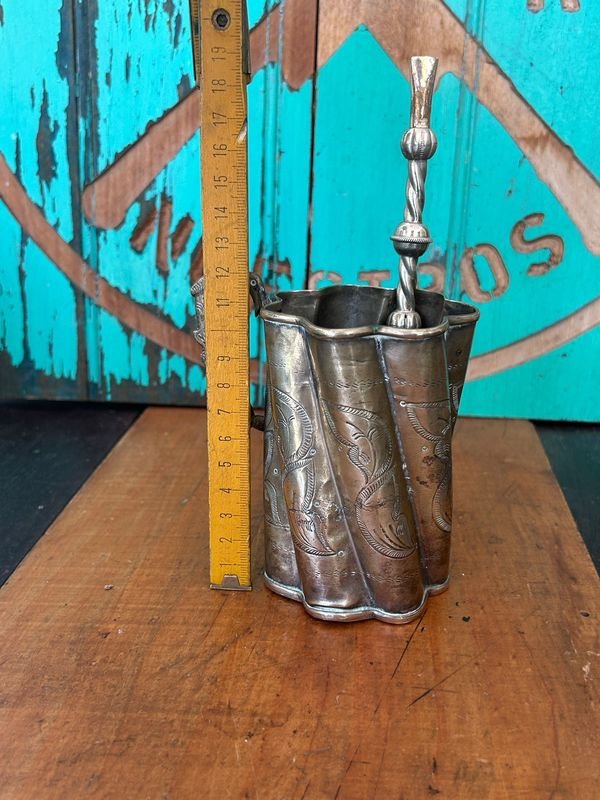 Raro Vaso para infuciones y calce metal blanco todo - Equipamiento de cocina - imagen 4