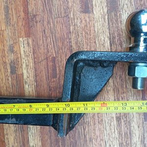 Brazo de Enganche Cromado para Tráiler - Largo 38 Cm - imagen 4