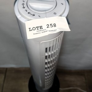 Turbo Ventilador de Torre Oscilante Blanco con Base Negra - imagen 3