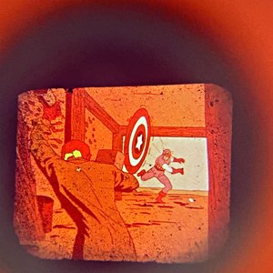 Visor View-Master GAF Antiguo con Discos de Superhéroes - imagen 7