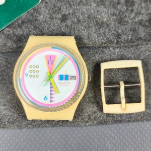 Reloj Vintage Paddle Watch Suizo con Estuche y Hebilla, Año 1992 - imagen 3