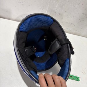 Casco de Moto Azul Marca Rush - imagen 3