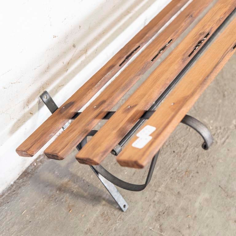 Ganchera de madera y metal para hogar - imagen 2