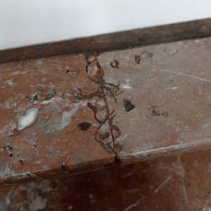 Lavatorio Estilo Francés con Tapa de Mármol Restaurada - imagen 13