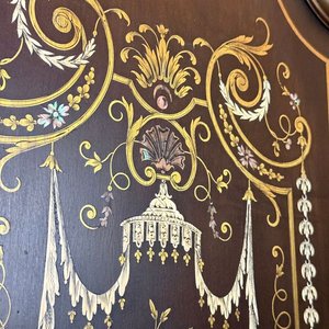 Chiffonier Francés Estilo Napoleón III Madera Laqueada Negra con Aplicaciones - imagen 4