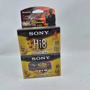 Pack 4 Cassetes de Video Sony Hi8 Digital 120 - imagen 1