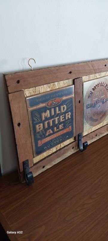 Perchero en madera y chapa para cerveza - imagen 8