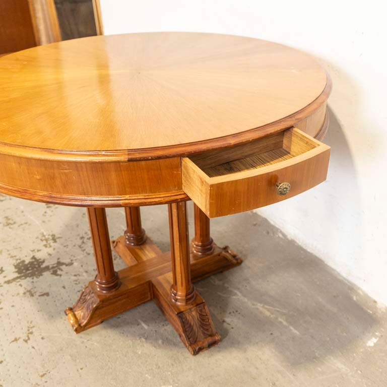 Mesa de sala circular estilo Luis XVI para venta - imagen 3
