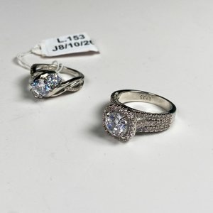 Dos Anillos Fantasía con Circones y Talla 17 mm - imagen 2