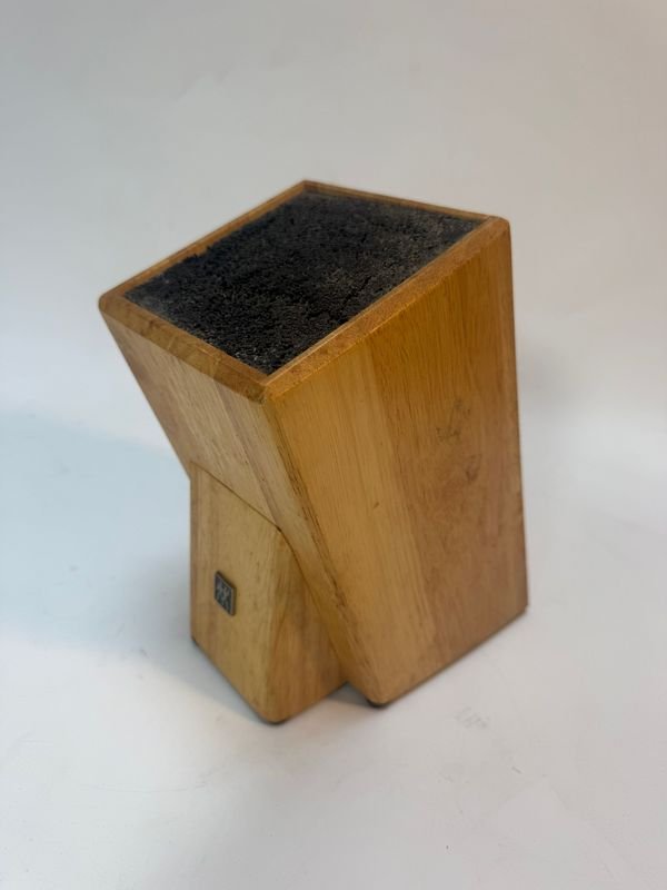 Soporte de Mesa para Cuchillos de Madera con Logo Zwilling
