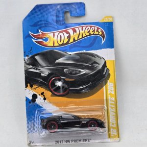 Hot Wheels Corvette Z06 Negro 2012 HW Premiere - imagen 1