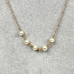 Cadena de Oro 18k con Perlas de Cultivo, 40 cm - imagen 3